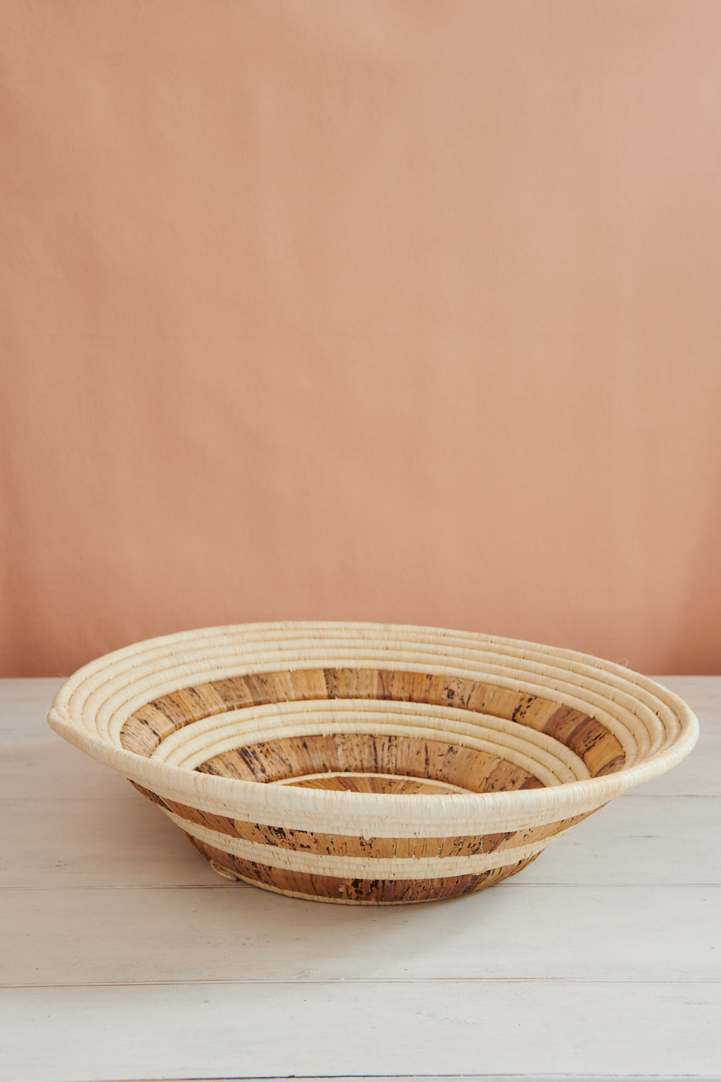 Natural Bark Basket Bowl