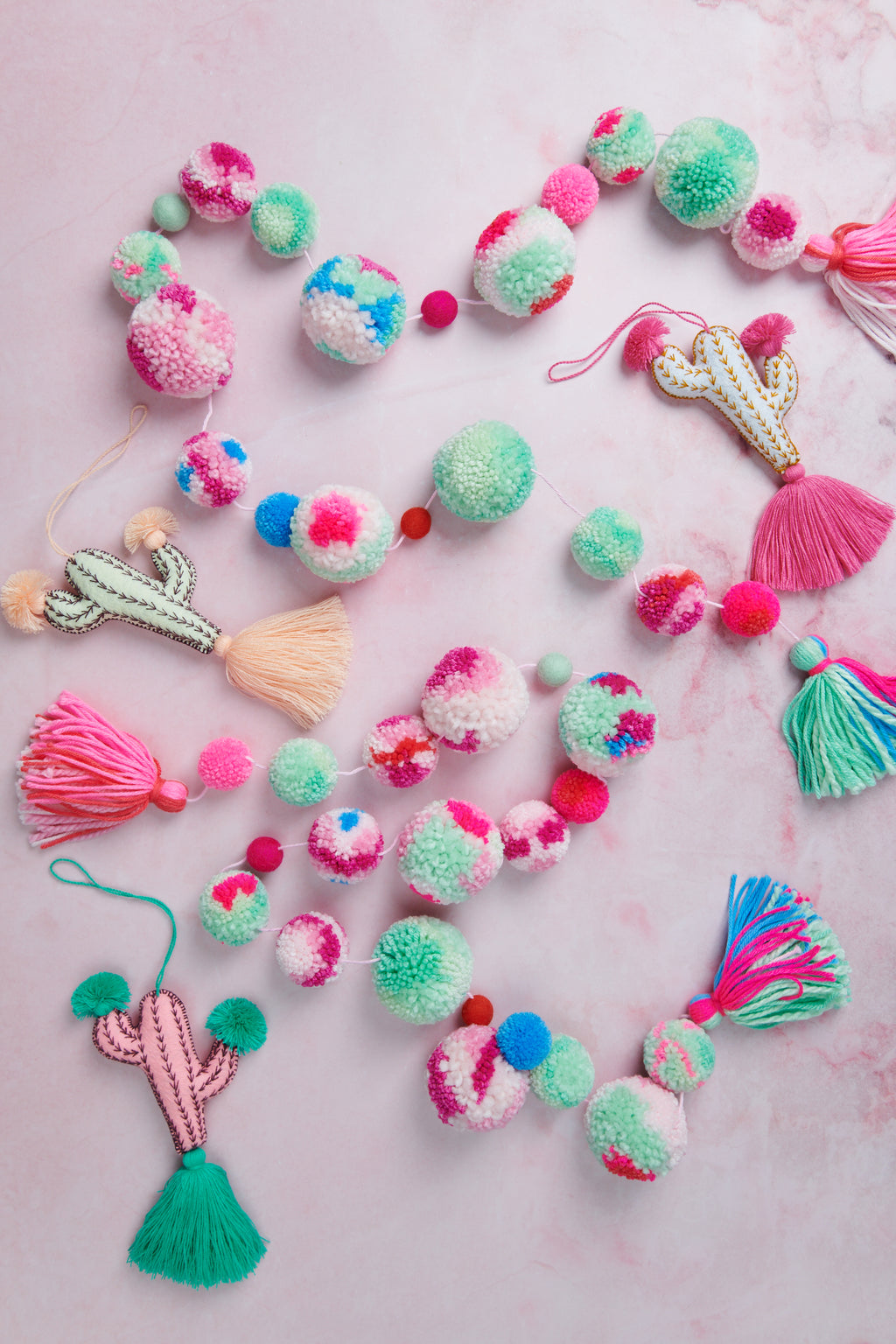 Confetti Cake Pom Pom Garland