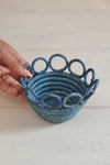 Blue Rings Catch All Mini Basket