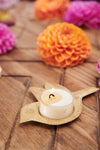 Hand Etched Brass Diya Tealight Holder