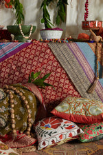 Embroidered Vintage Kantha Quilt Mira