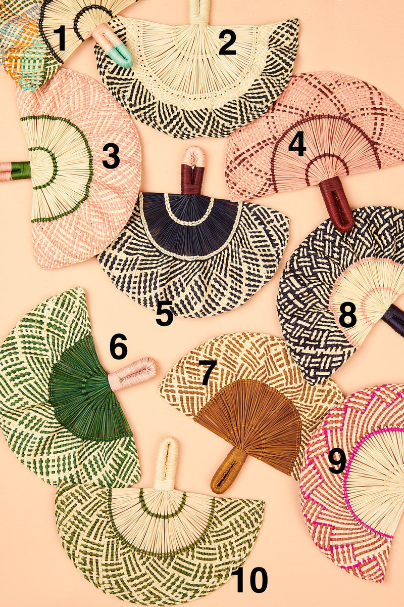 Handwoven Toquilla Fan