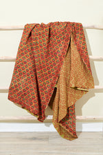 Block Print Vintage Kantha Quilt Dalaja