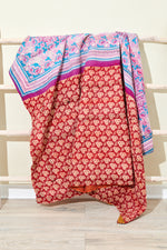 Embroidered Vintage Kantha Quilt Mira