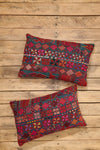 Embroidered Vintage Afghani Pillow