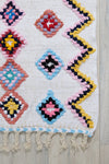 Handwoven Moroccan Cotton Mini Rug