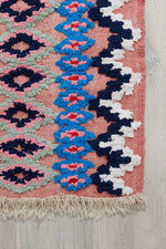 Handwoven Moroccan Cotton Mini Rug