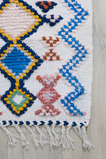 Handwoven Moroccan Cotton Mini Rug