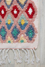 Handwoven Moroccan Cotton Mini Rug