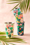 Handpainted Kashmiri Steel Tumblers
