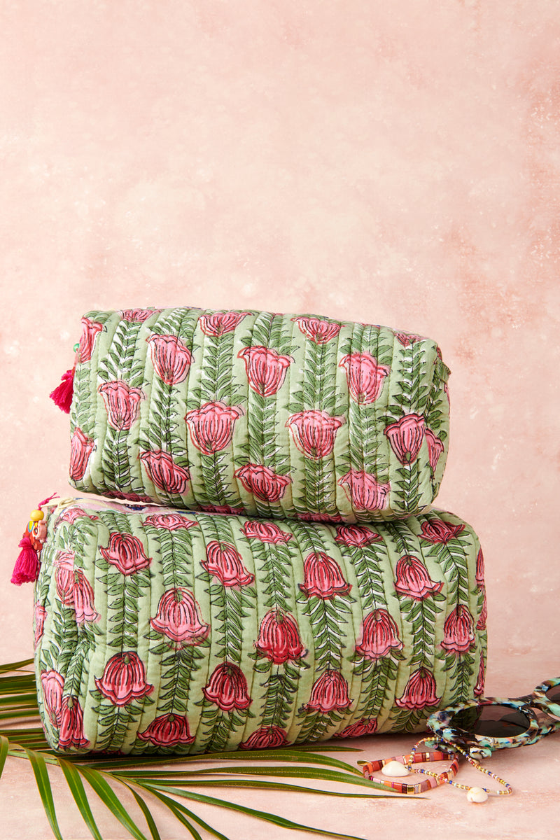 Block Print Travel Bags