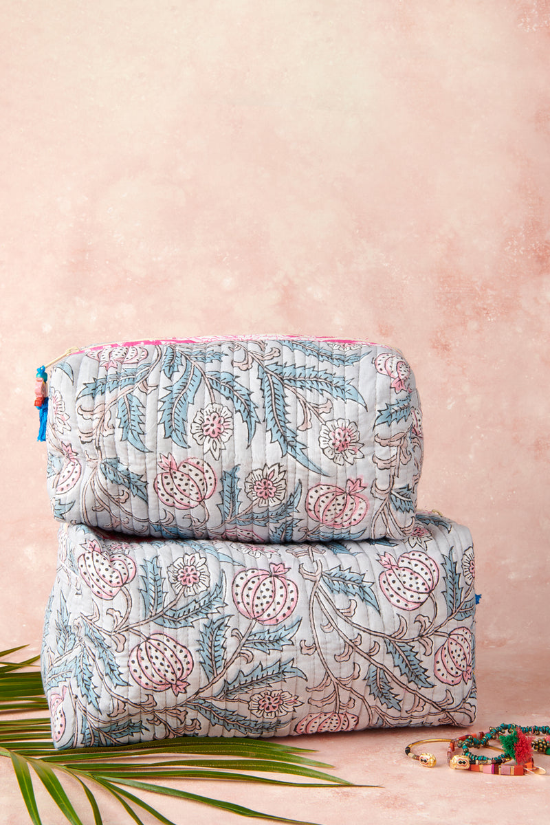 Block Print Travel Bags