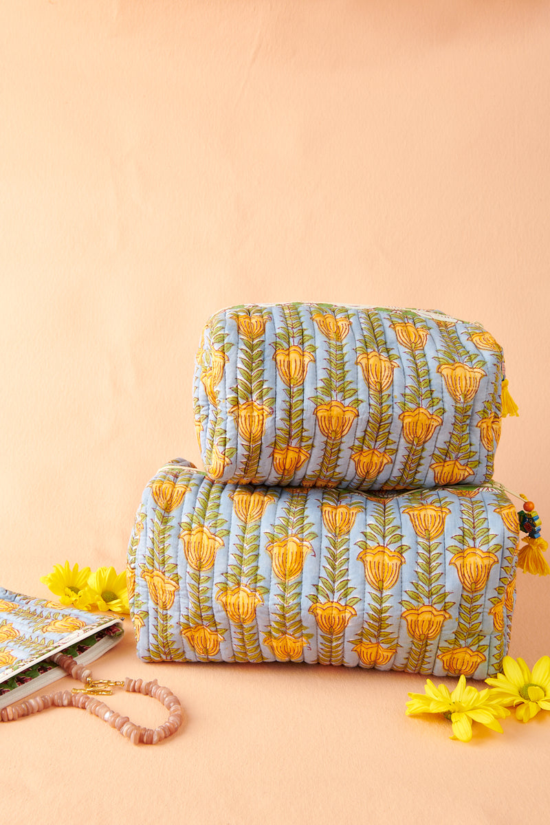 Block Print Travel Bags