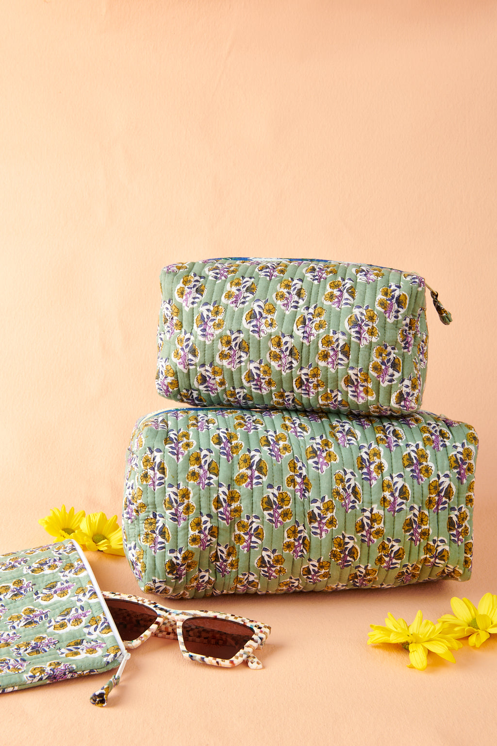 Block Print Travel Bags