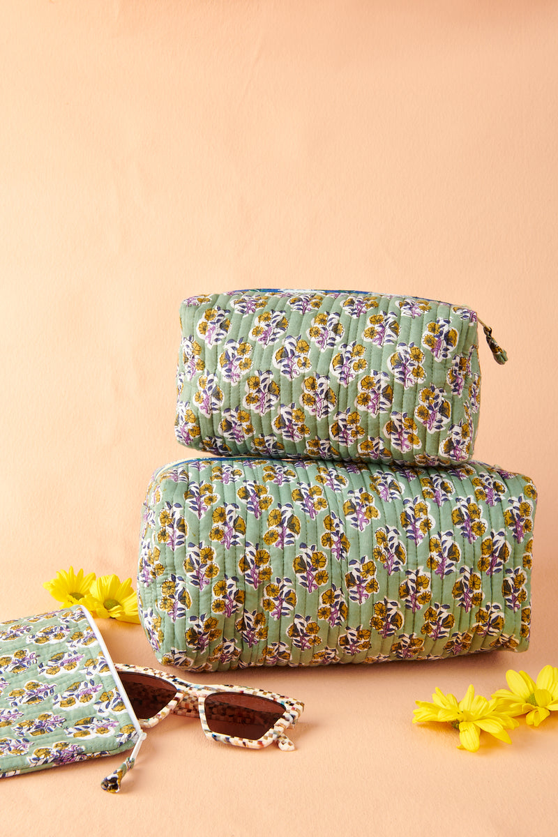 Block Print Travel Bags