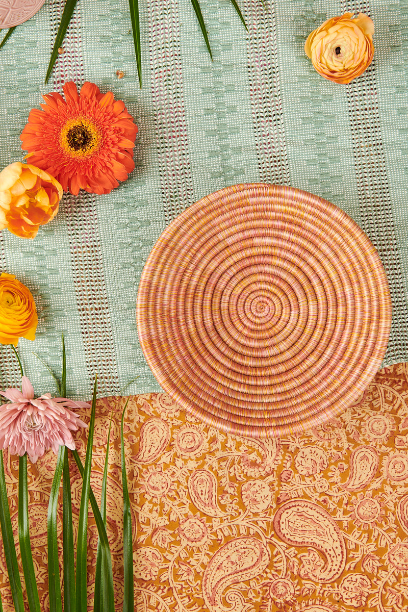 Sunset Confetti Basket or Mini Basket