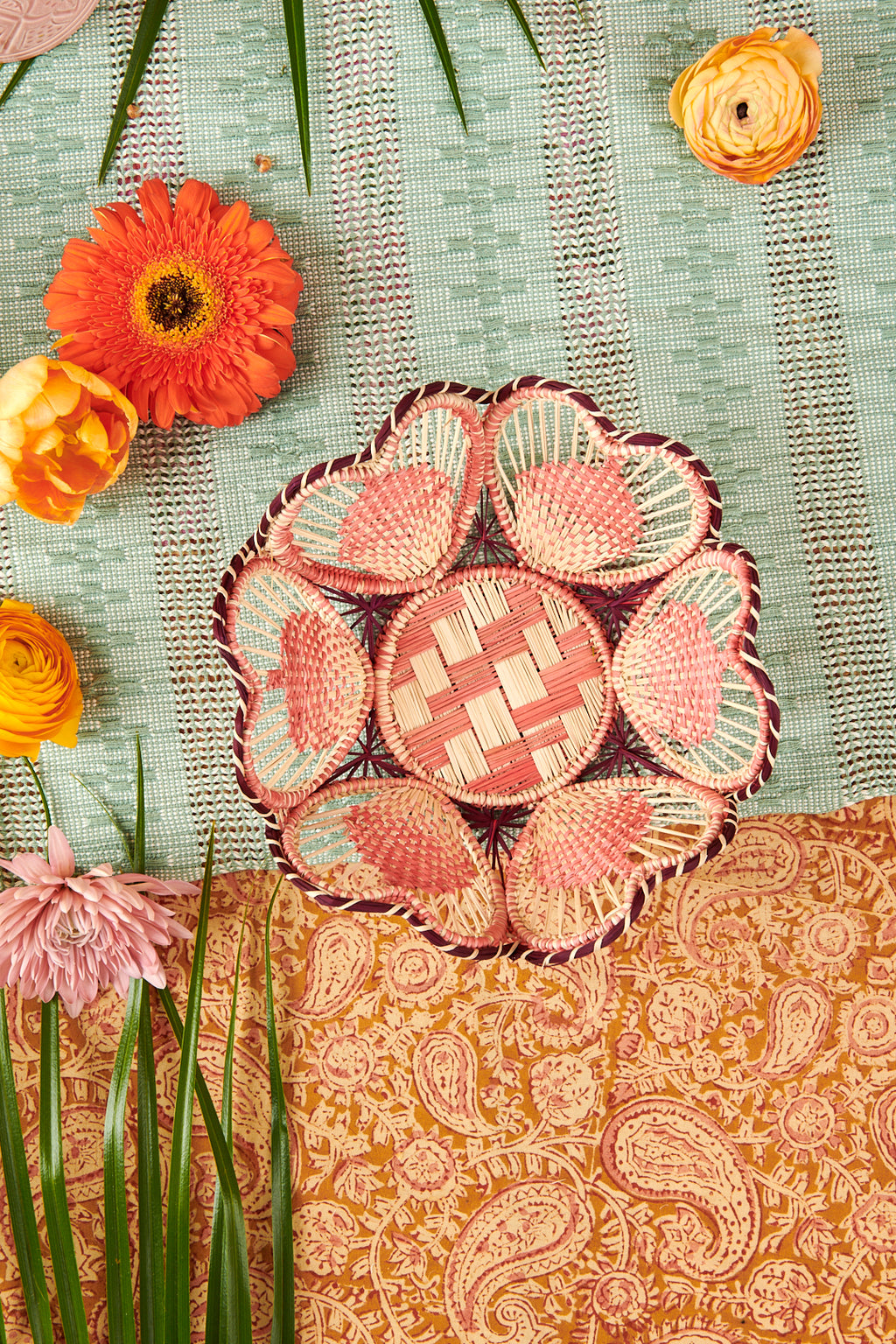 Handwoven Iraca Flora Baskets