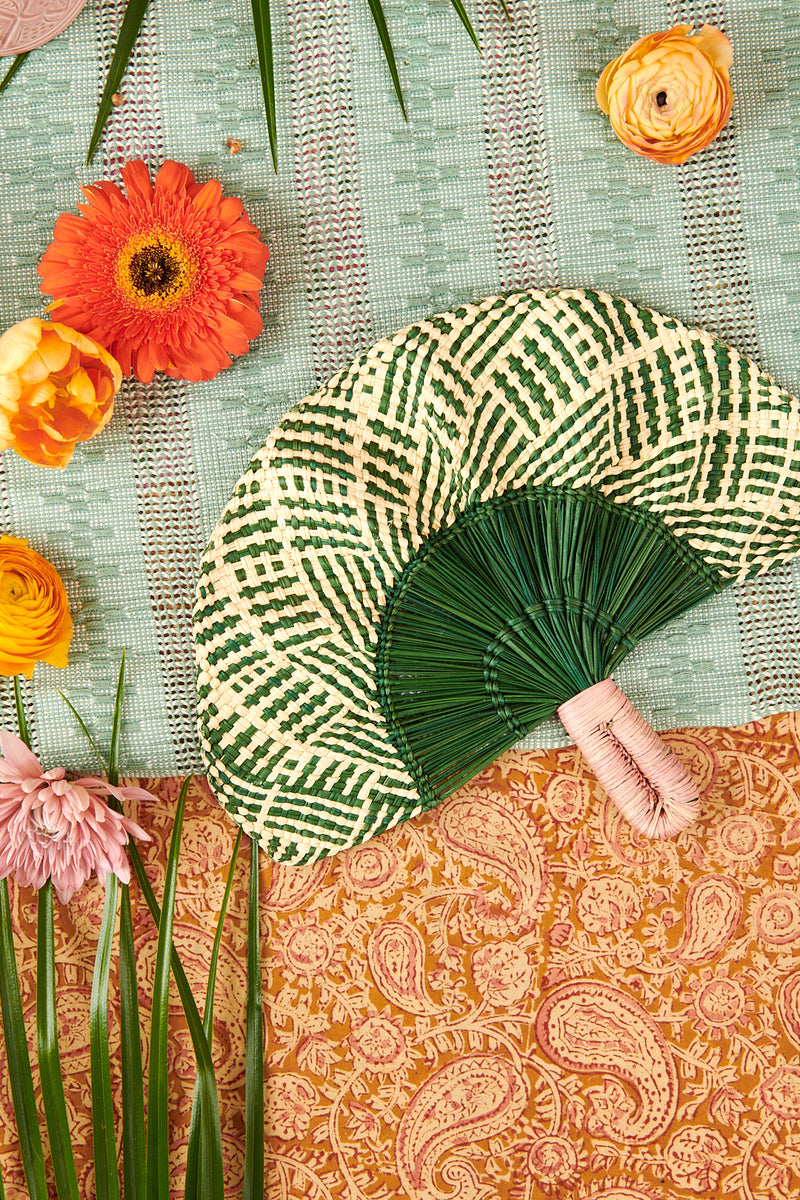 Handwoven Toquilla Fan