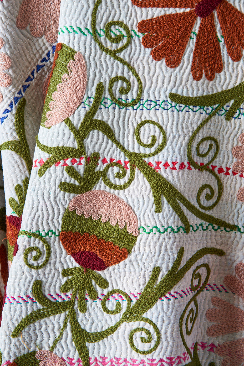 Vintage Suzani Kantha Quilt Aahana