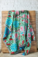 Vintage Suzani Kantha Quilt Abhah