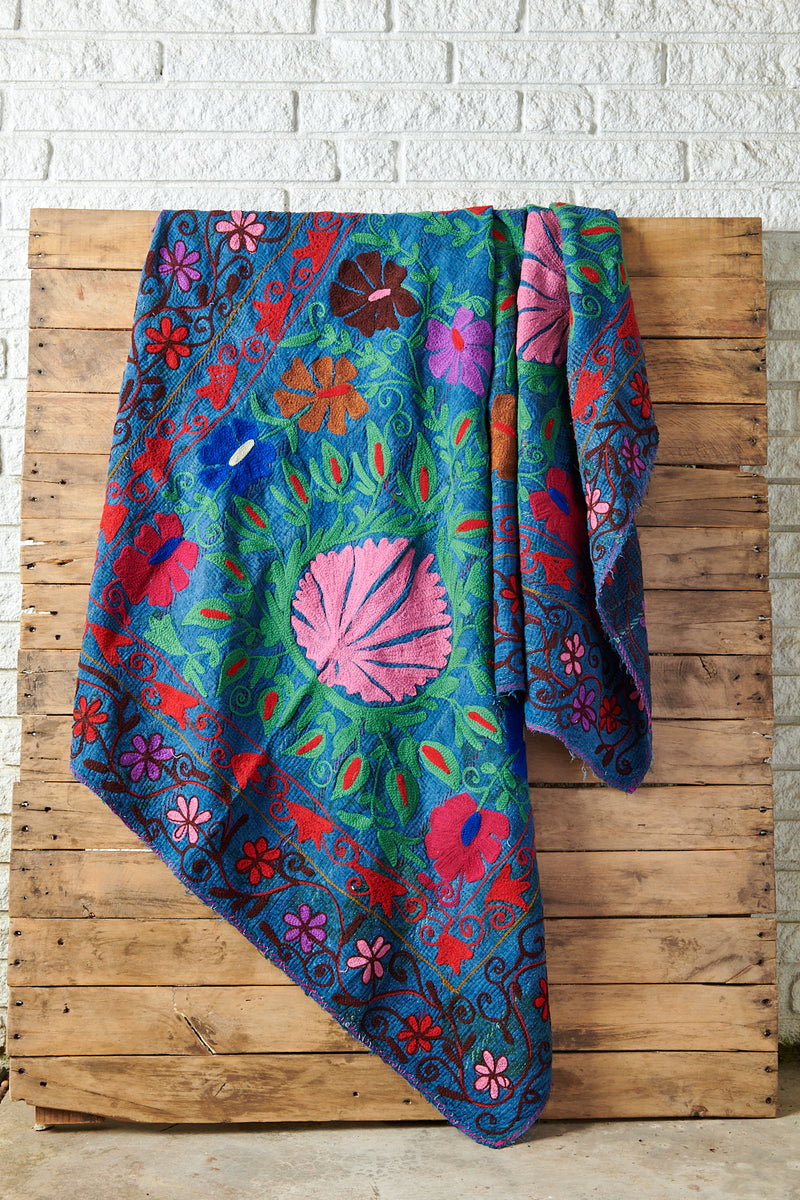 Vintage Suzani Kantha Quilt Neha