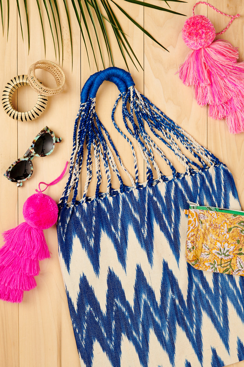 Pom Pom Tassel Hot Pink