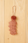 Pom Pom Tassel Blush
