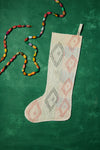 One of a Kind Kantha Stocking