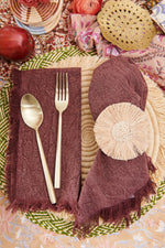 Handwoven Iraca Sunflower Napkin Ring