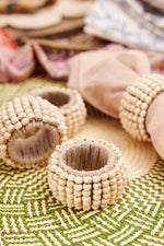 Wood Bead Napkin Ring