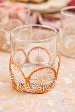 Handwoven Iraca Palm Glass Cozy