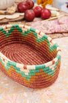 Handwoven Bread Basket Maple