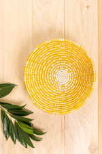 Sunshine Yellow Handwoven Basket