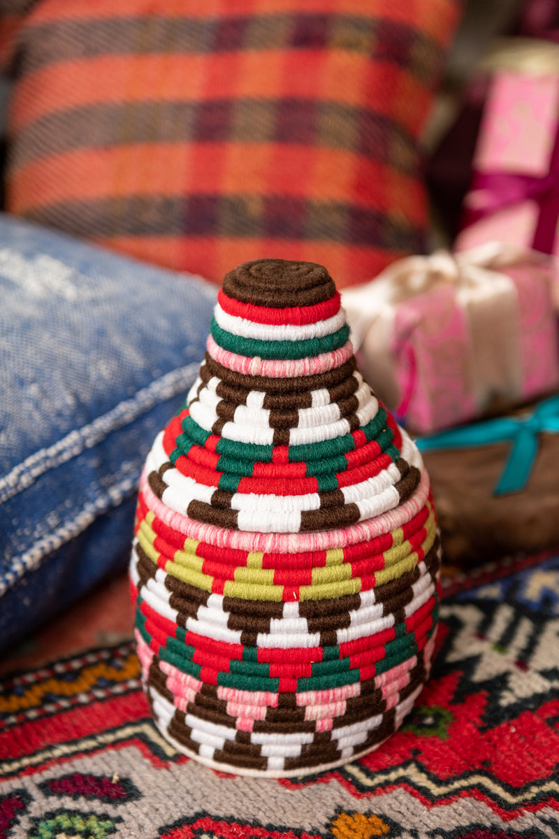 Moroccan Wool Pot Christmas Trees