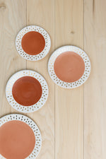 Moroccan Ceramic Gold Dash Plates