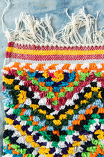 Handwoven Moroccan Cotton Rainbow Rug